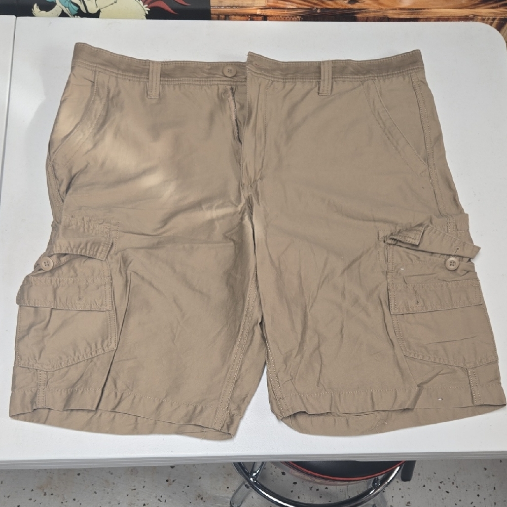 Urban Pipeline Khaki Cargo Shorts Ultraflex